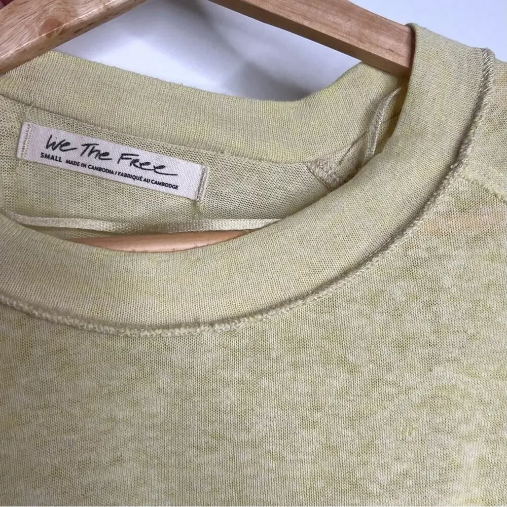 Free People Kyoto Oversized T-Shirt Lime